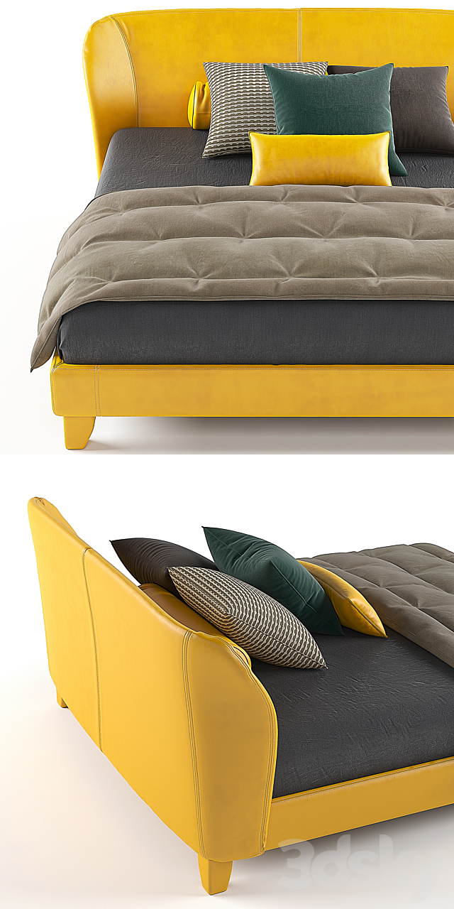 Bed CARNABY Twils 3DSMax File - thumbnail 3