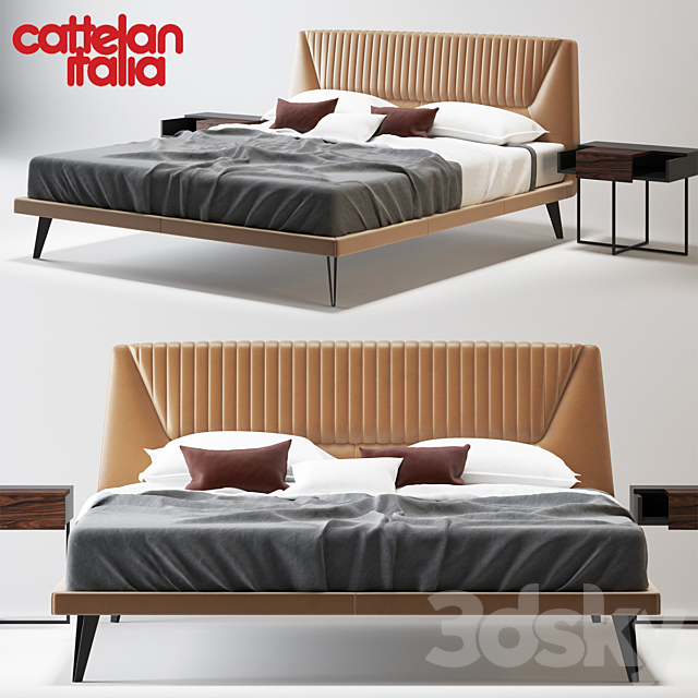 Bed Cattelan Italia AMADEUS 3DSMax File - thumbnail 1