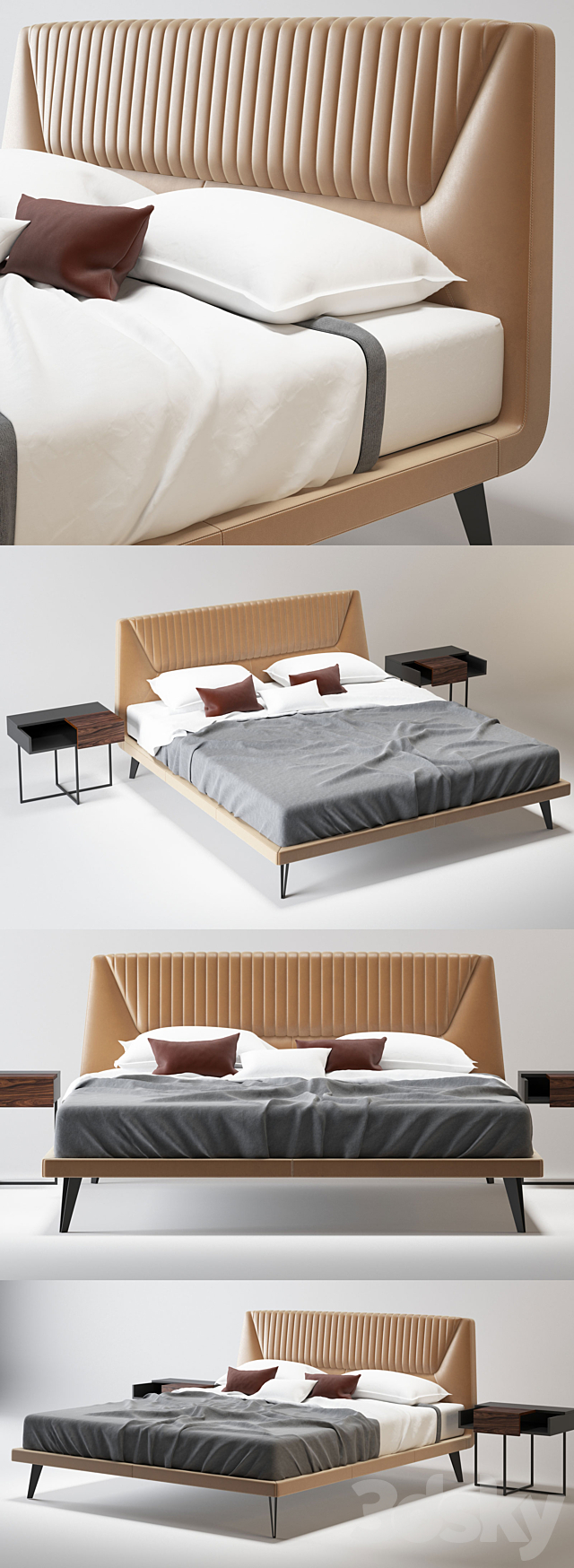 Bed Cattelan Italia AMADEUS 3DSMax File - thumbnail 2