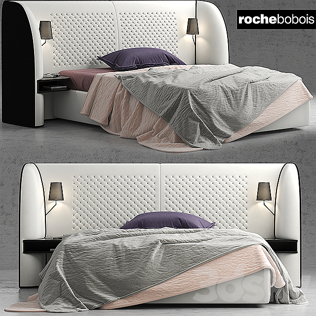 Bed cherche midi bed roche bobois 3DSMax File - thumbnail 1