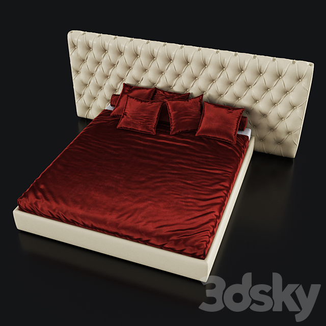 Bed Cinova Gisele 3DSMax File - thumbnail 2