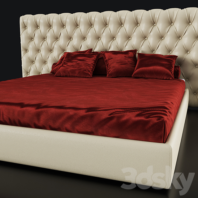 Bed Cinova Gisele 3DSMax File - thumbnail 3