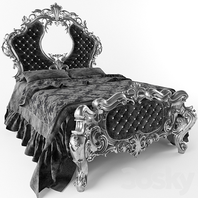 bed classic 3DSMax File - thumbnail 1