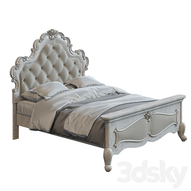 Bed classic 3DSMax File - thumbnail 1