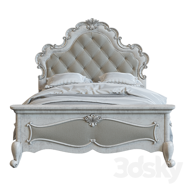 Bed classic 3DSMax File - thumbnail 2