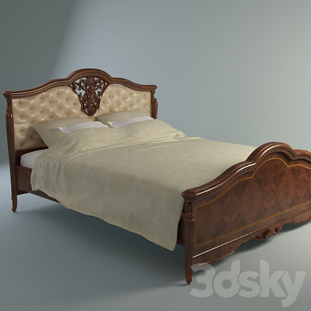 Bed Classic 3DSMax File - thumbnail 1