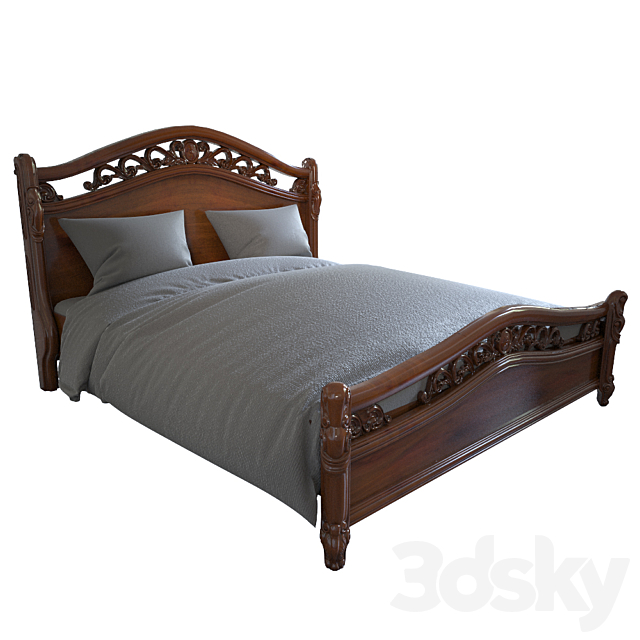 bed classic 3DSMax File - thumbnail 1