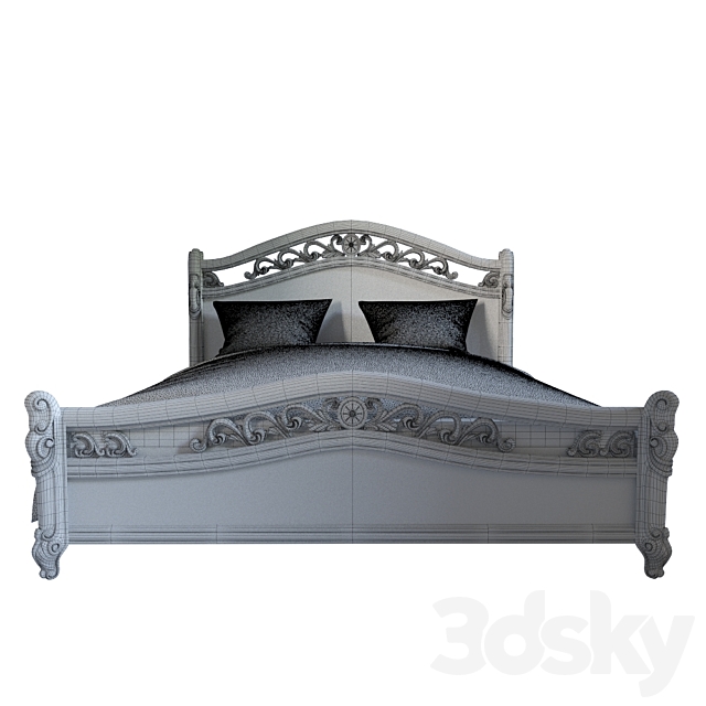 bed classic 3DSMax File - thumbnail 3