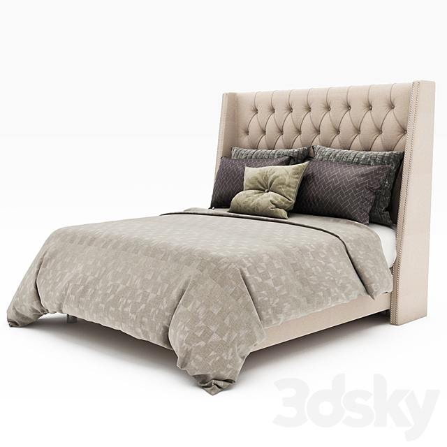 Bed collection 44 3DS Max Model - thumbnail 2