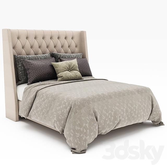 Bed collection 44 3DS Max Model - thumbnail 3