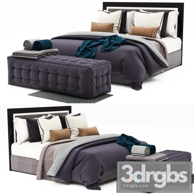 Bed Collection 46 3dsmax Download - thumbnail 1