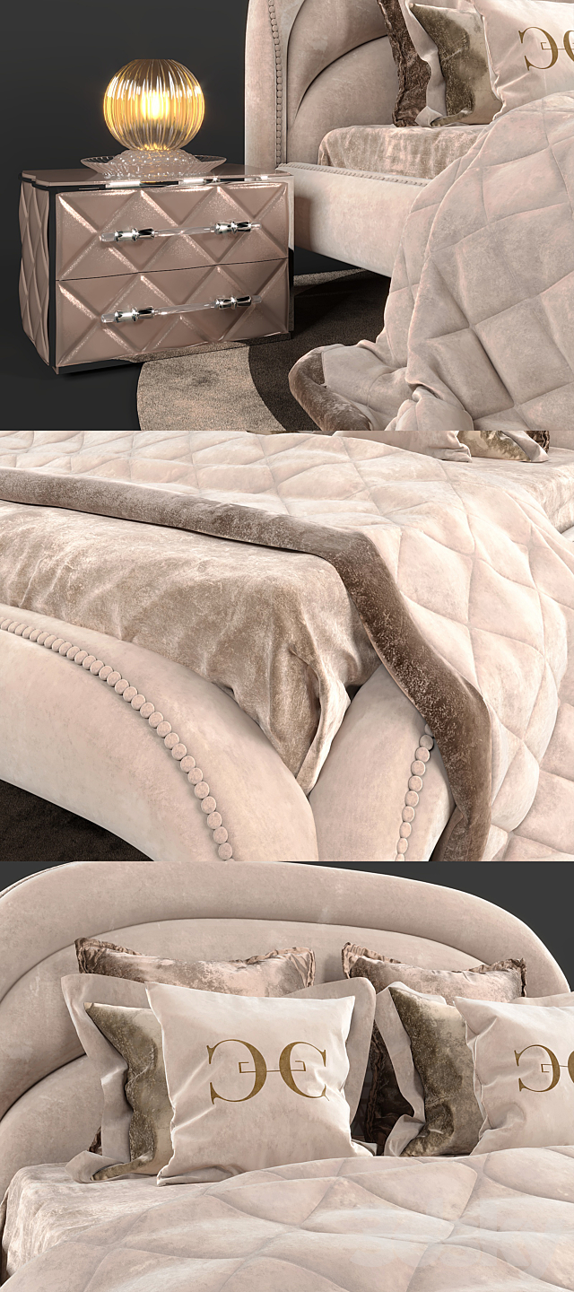 Bed Cornelio Cappellini THALIA.5200 3DSMax File - thumbnail 2