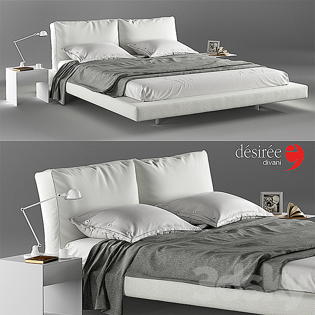 Bed desiree ozium 3DSMax File - thumbnail 1