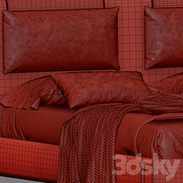 Bed Ditre Italia Alar 3DSMax File - thumbnail 5