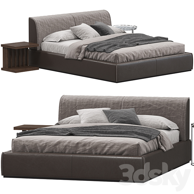 Bed Ditre Italia Monolith 3DSMax File - thumbnail 1