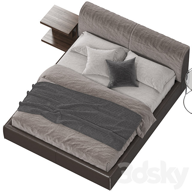 Bed Ditre Italia Monolith 3DSMax File - thumbnail 3