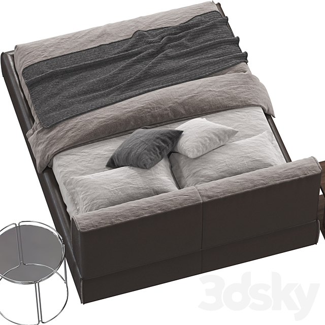 Bed Ditre Italia Monolith 3DSMax File - thumbnail 4