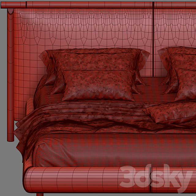 Bed Ditre Italia NATHAN 3DSMax File - thumbnail 5