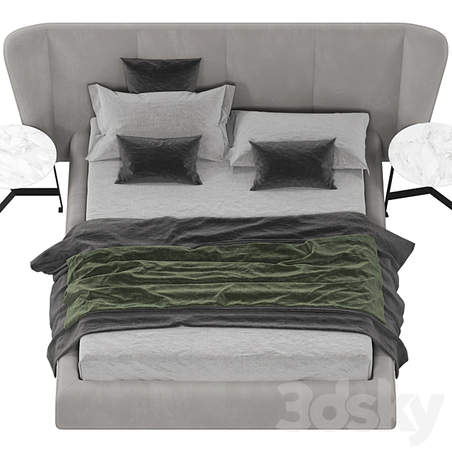 Bed Ditre Italia Opus 3DSMax File - thumbnail 4