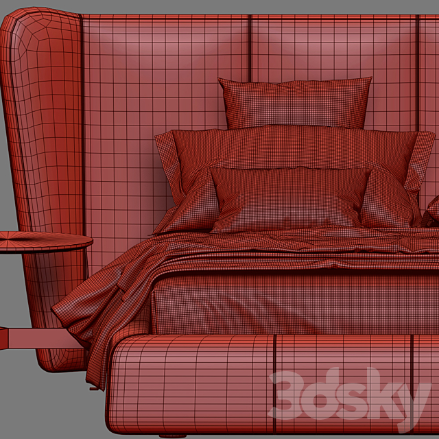 Bed Ditre Italia Opus 3DSMax File - thumbnail 5