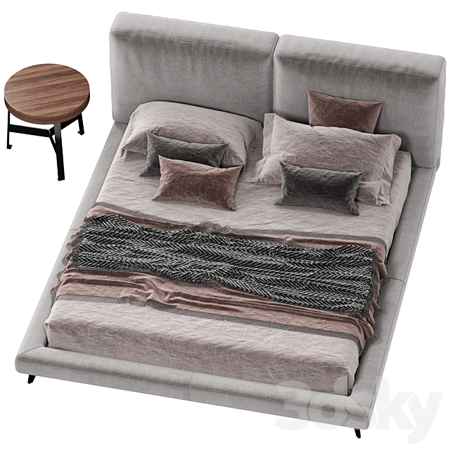 Bed Ditre Italia Sound 3DSMax File - thumbnail 2