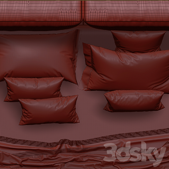 Bed Ditre Italia Sound 3DSMax File - thumbnail 5