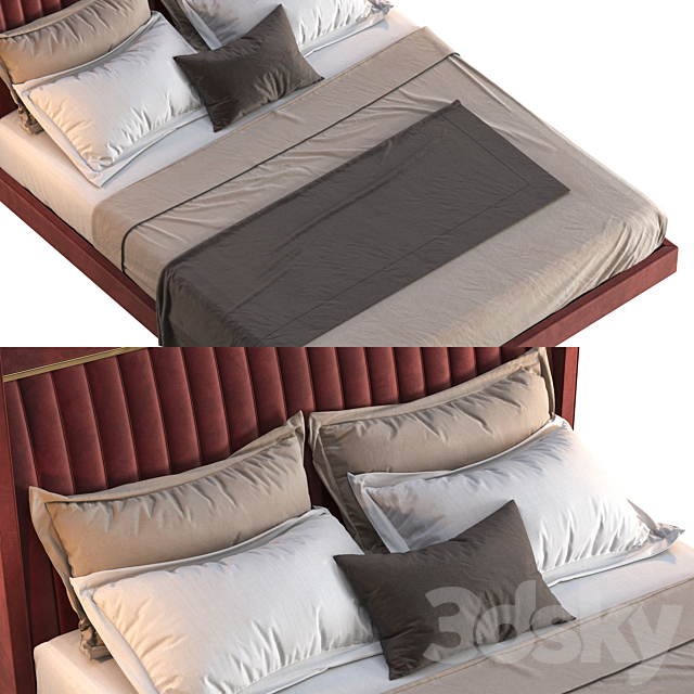 Bed domkapa bardot 3DSMax File - thumbnail 3