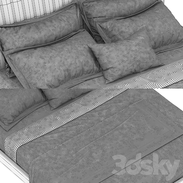 Bed domkapa bardot 3DSMax File - thumbnail 4