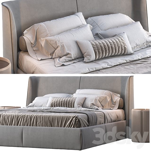 Bed domkapa echo 3DSMax File - thumbnail 3