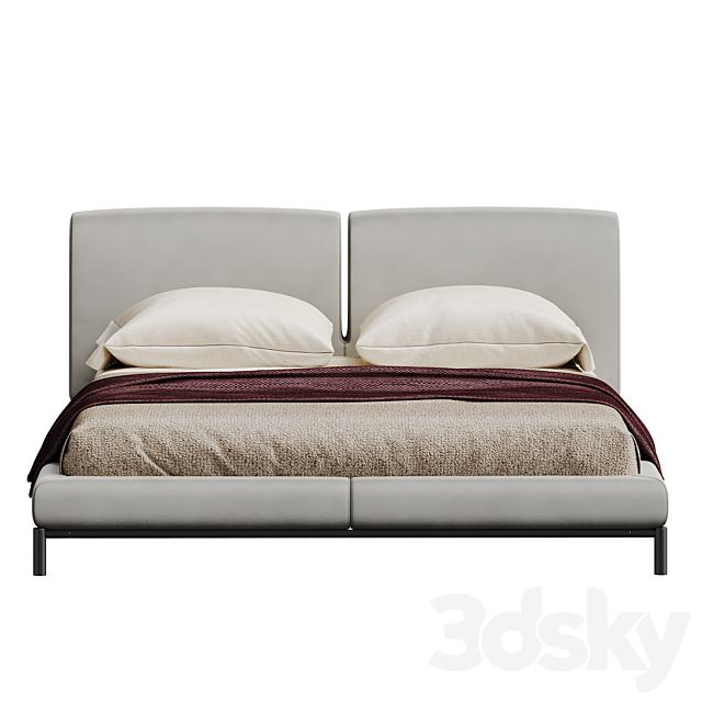 Bed Domkapa Margot 3DSMax File - thumbnail 3