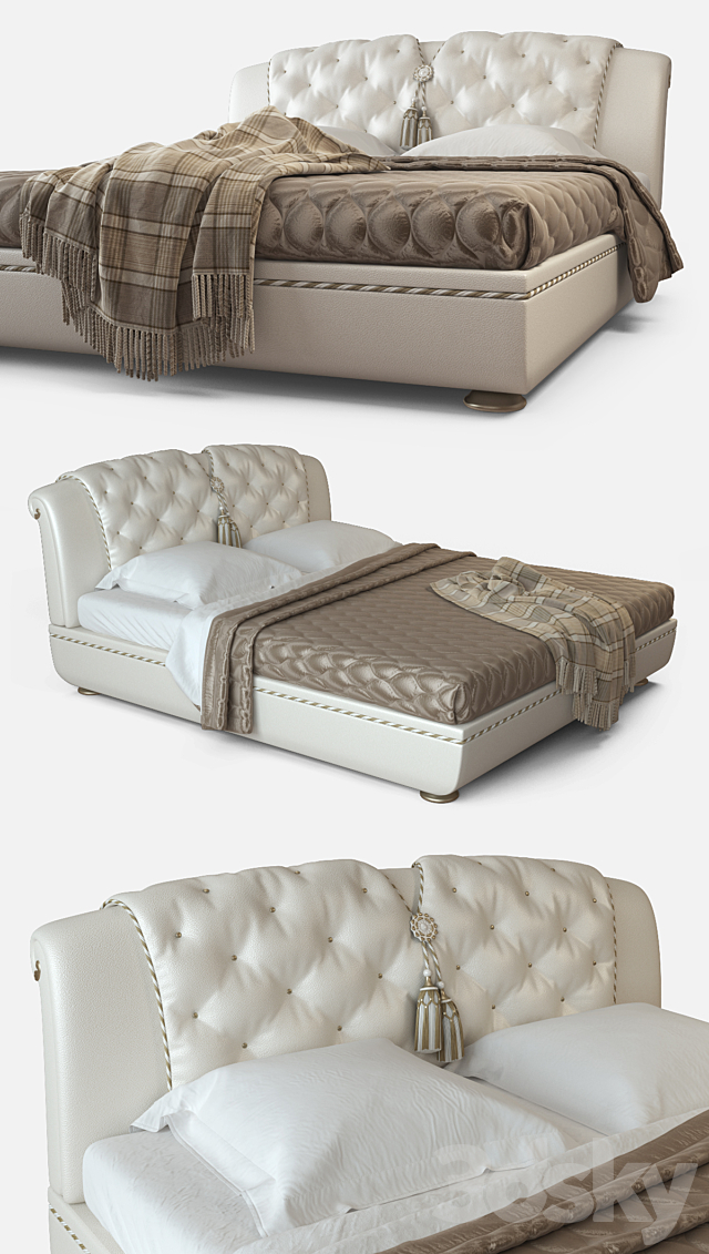 Bed Doniss Bed from Turri m02 3DSMax File - thumbnail 2