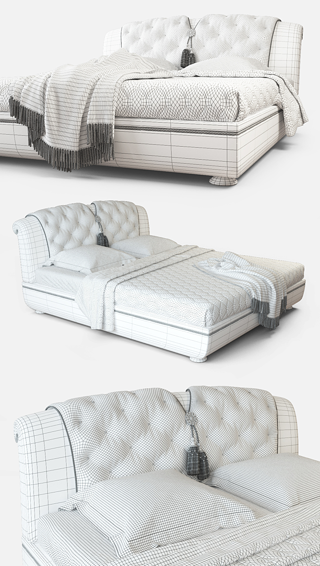 Bed Doniss Bed from Turri m02 3DSMax File - thumbnail 3