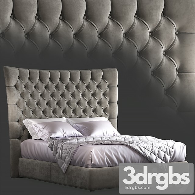 Bed dorelan brighton 2 3dsmax Download - thumbnail 1