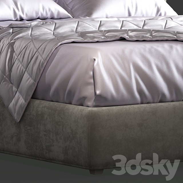 Bed DORELAN BRIGHTON 3DSMax File - thumbnail 2