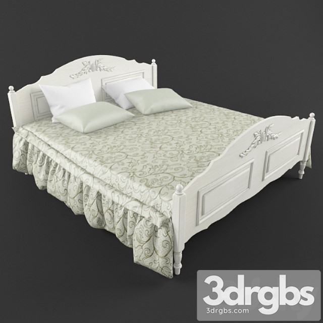 Bed Double Naya Francoise 3dsmax Download - thumbnail 1