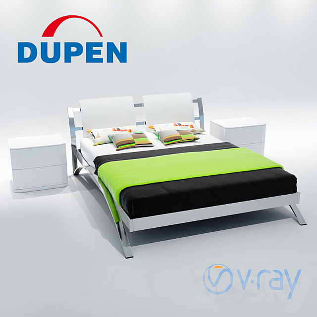 Bed Dupen 3ds Max - thumbnail 1