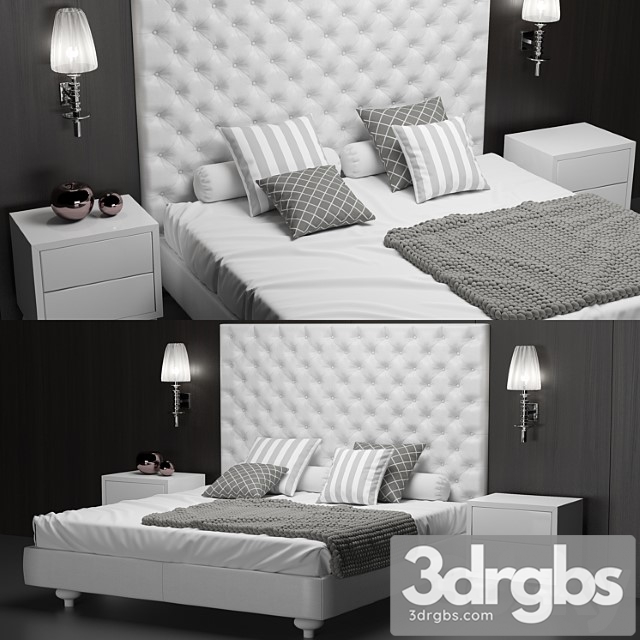 Bed dv home newton 2 3dsmax Download - thumbnail 1