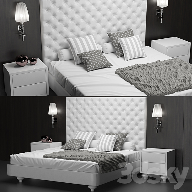 Bed Dv Home Newton 3DSMax File - thumbnail 1