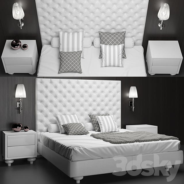 Bed Dv Home Newton 3DSMax File - thumbnail 2