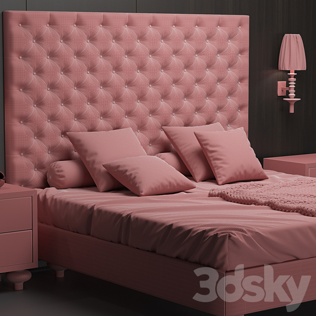 Bed Dv Home Newton 3DSMax File - thumbnail 3