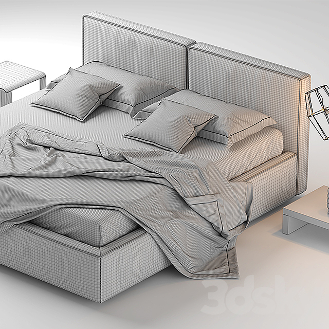 Bed Easy Novaluna 3DSMax File - thumbnail 3