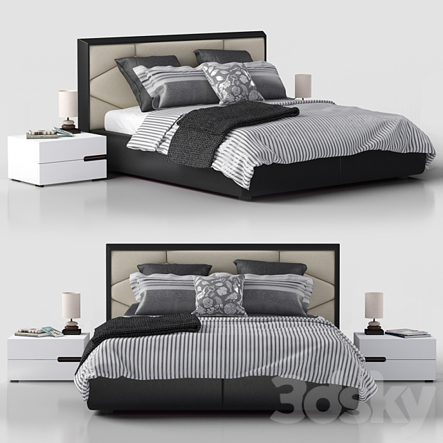 bed Edward Cattelan Italia 3DSMax File - thumbnail 1