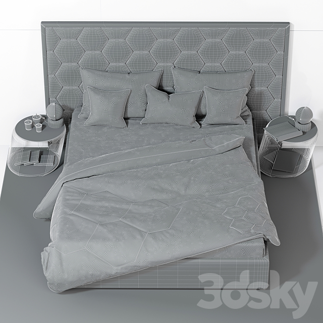 Bed ELENA 3DSMax File - thumbnail 3