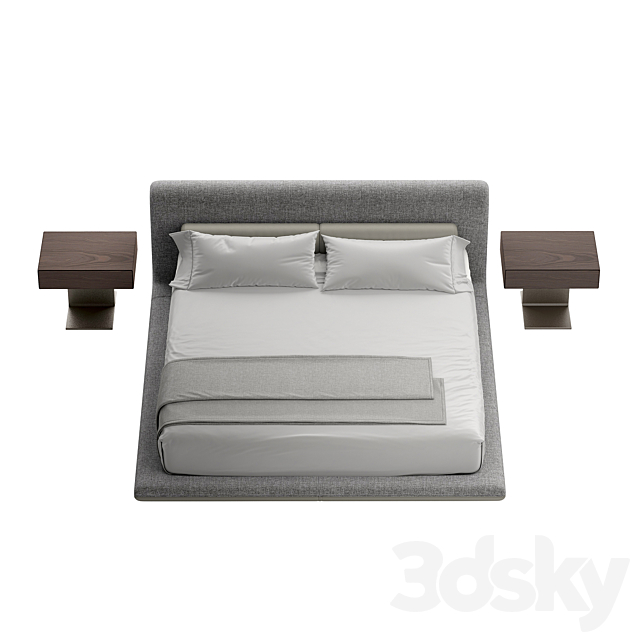 Bed elvemobilya 3DS Max Model - thumbnail 3