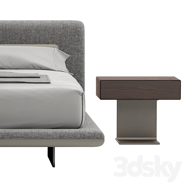 Bed elvemobilya 3DS Max Model - thumbnail 4