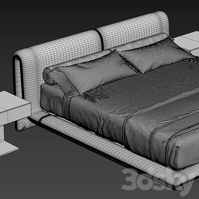 Bed elvemobilya 3DS Max Model - thumbnail 5