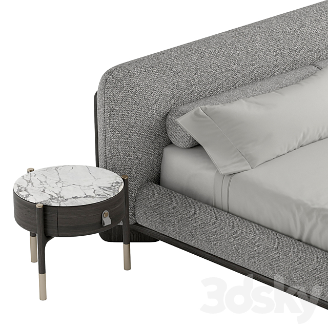 Bed elvemobilya 3DS Max Model - thumbnail 2