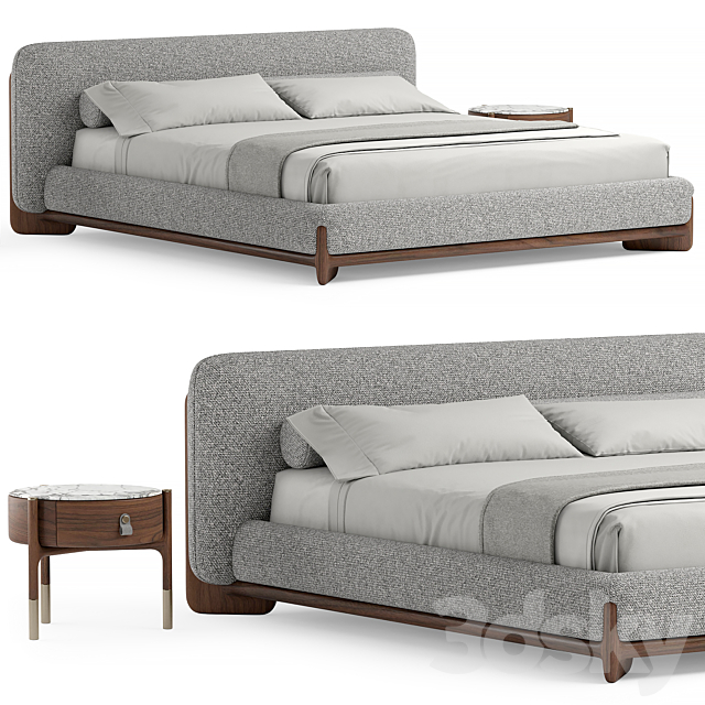 Bed elvemobilya 3DS Max Model - thumbnail 3