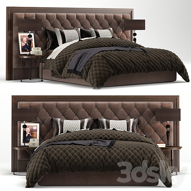 Bed Enya Capitone. Porada 3DSMax File - thumbnail 1