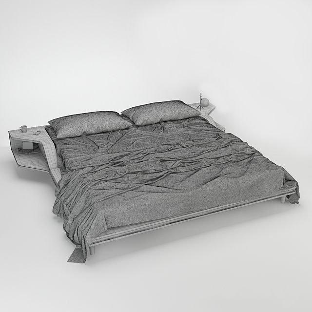 Bed Estel Ayrton 3DS Max Model - thumbnail 3